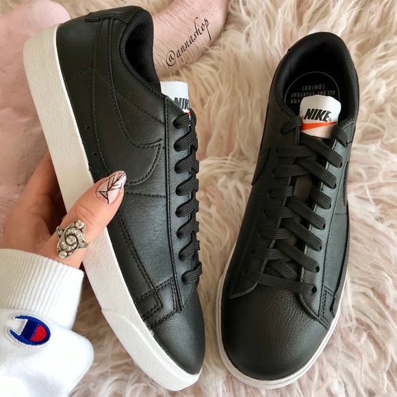 Nike Shoes - NWT Nike blazer LE Leather Black